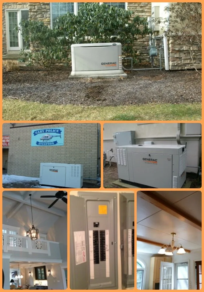 Completed generator installation